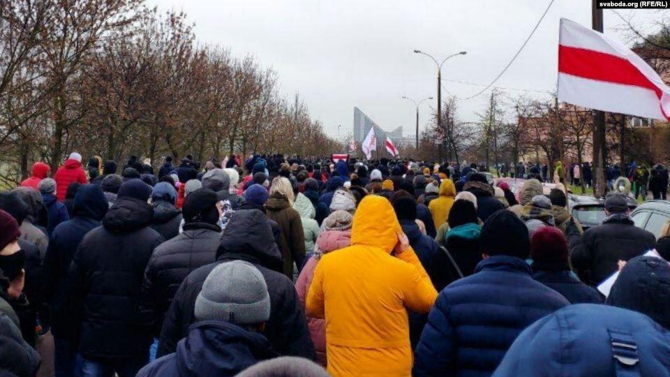 У Білорусі на акціях протесту затримали понад 100 людей