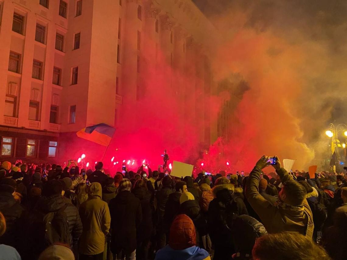 Ми переконані у тому, що під час подій під ОП нанесення свастики не було — координаторка ОЗОН