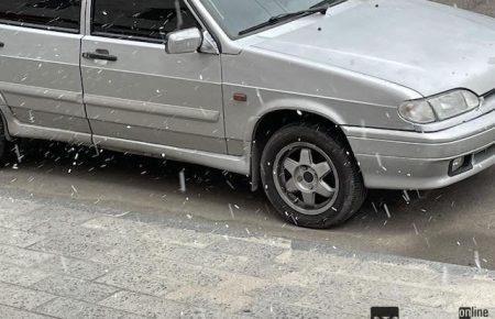 У Житомирі та на Чернігівщині пішов сніг (фото)