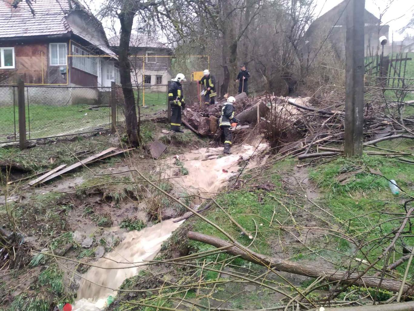 У селищі на Закарпатті усувають наслідки негоди