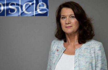 Україну вдруге відвідає голова ОБСЄ Анн Лінде