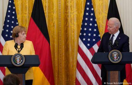 Меркель і Байден під час зустрічі обговорили також «Північний потік-2» та Україну