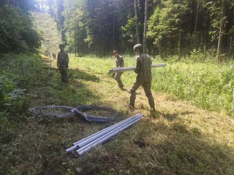 Литва начала строить ограждение на границе с Беларусью