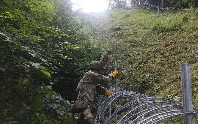 Естонія надасть Литві 100 км колючого дроту, щоб добудувати огорожу на кордоні з Білоруссю