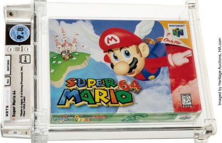 Відеогру Super Mario 64 продали на аукціоні за $1,5 млн