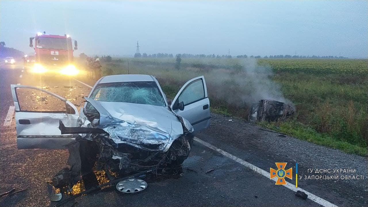 ДТП в Запорожской области: погибли 5 человек, из них — 3 детей