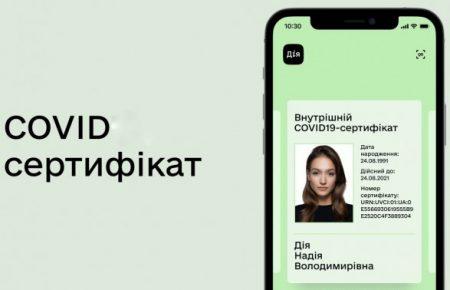 Євросоюз визнав українські COVID-сертифікати — Шмигаль