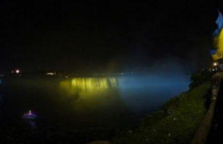 Ніагарський водоспад у Канаді підсвітять синьо-жовтим до Дня Незалежності України