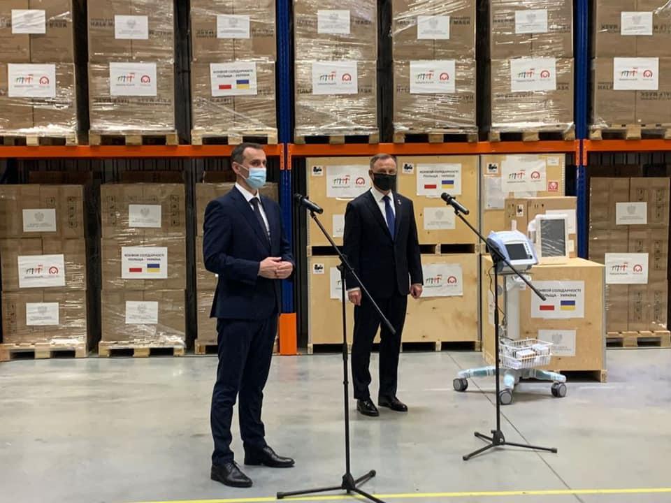 Польща передала Україні 650 тисяч доз вакцини AstraZeneca