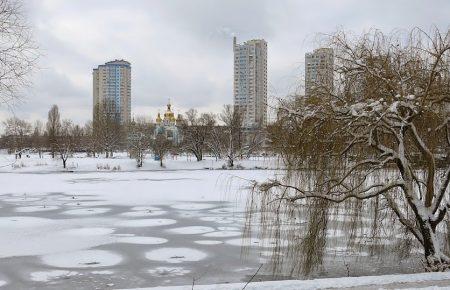 Каталась на коньках и провалилась под лед: на озере Тельбин в Киеве спасли женщину (видео)