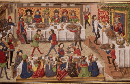 Запечений лебідь та смажений дельфін: що їли на різдвяні свята в Середні віки?