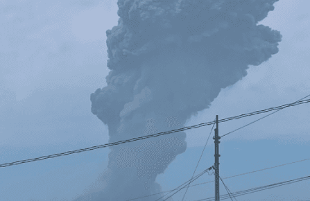 В Японії сталося виверження вулкана Сакура-дзіма