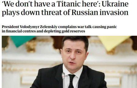 «Украина преуменьшает угрозу российского вторжения»: реакция мировых СМИ на пресс-конференцию Зеленского