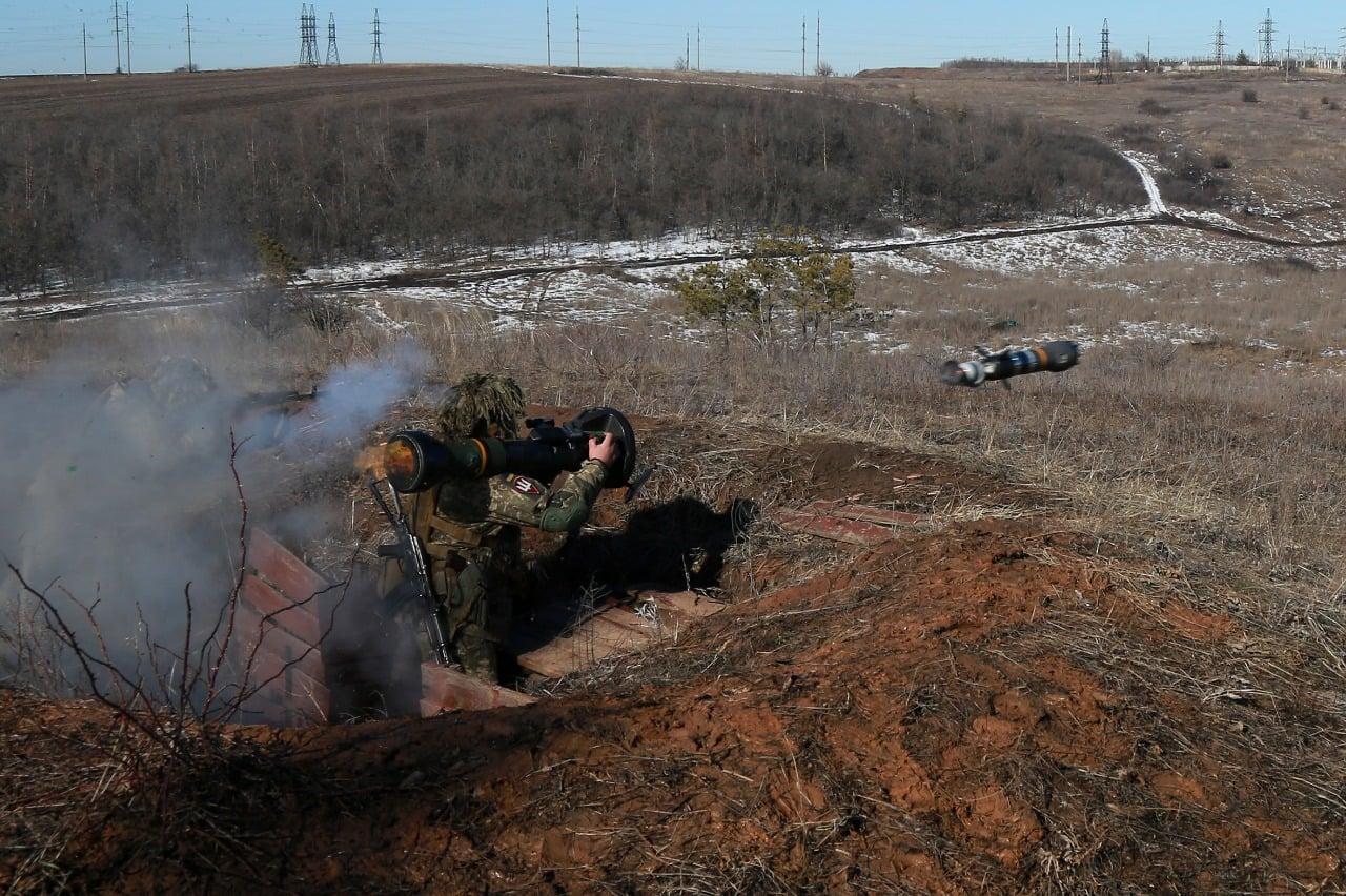 У зоні ООС відбулися навчальні стрільби з ракетних комплексів NLAW