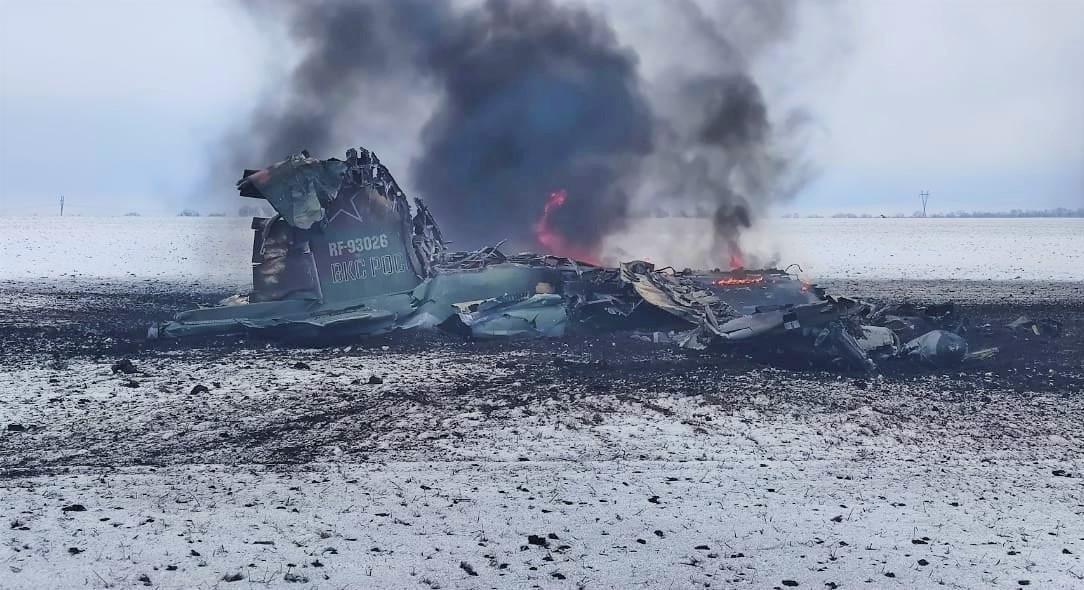 У небі над Волновахою збили ще один ворожий штурмовик Су-25