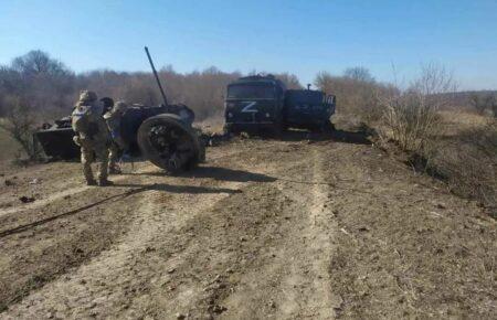 Під Сумами ЗСУ знищили колону російських окупантів