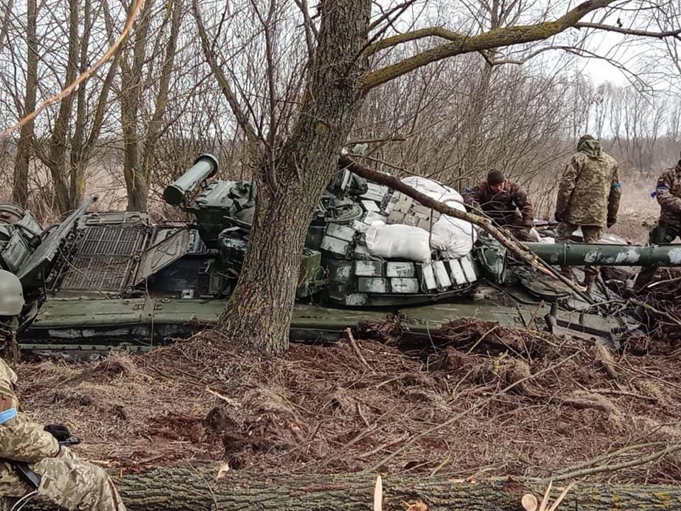 ЗСУ знищили танковий підрозділ російських окупантів, який рухався в бік Києва