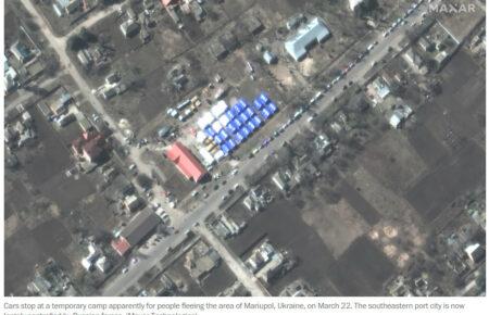 російські окупанти будують під Маріуполем «фільтраційні табори»