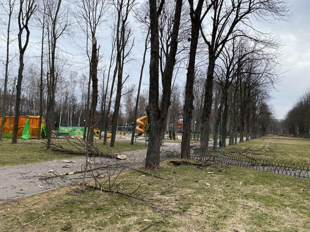 У Харкові вибухнули кілька ракет на території парку, де працювали люди, є поранені 