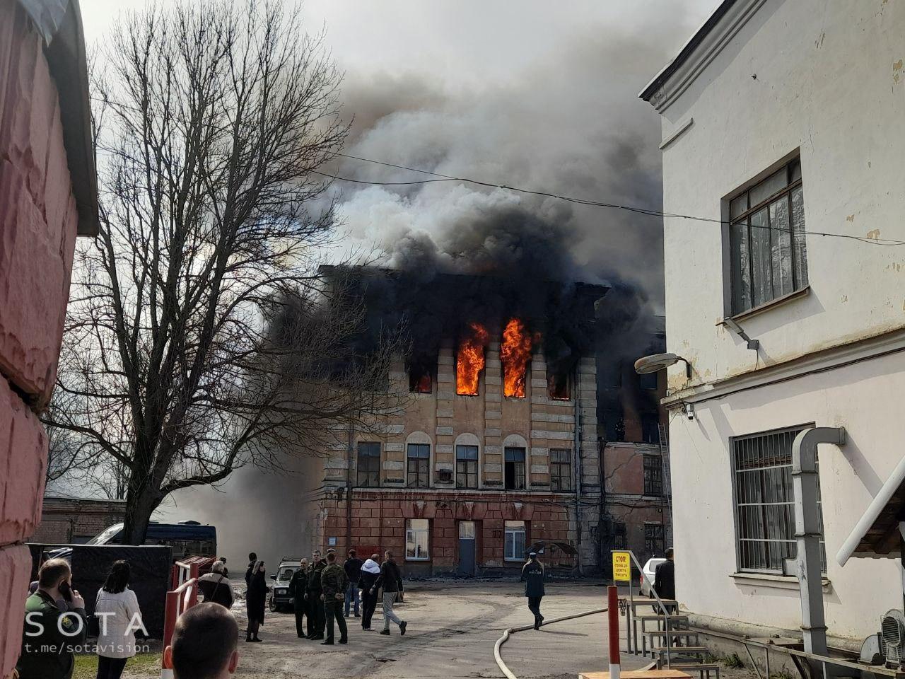 У росії горить військовий науковий інститут, який брав участь у розробці «Іскандерів»