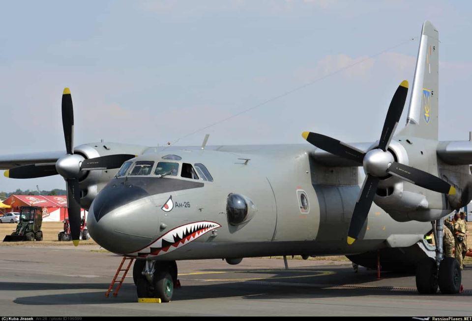 В Запорожской области упал самолет АН-26, есть пострадавшие