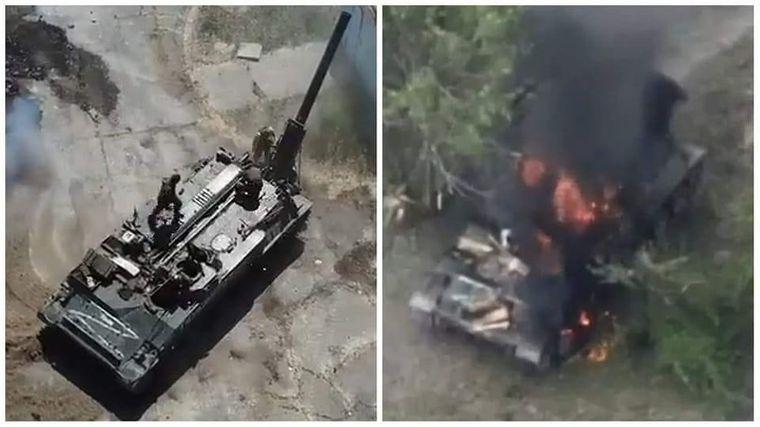 Українські військові знищили російську САУ «Тюльпан», це сталося вперше (ВІДЕО)