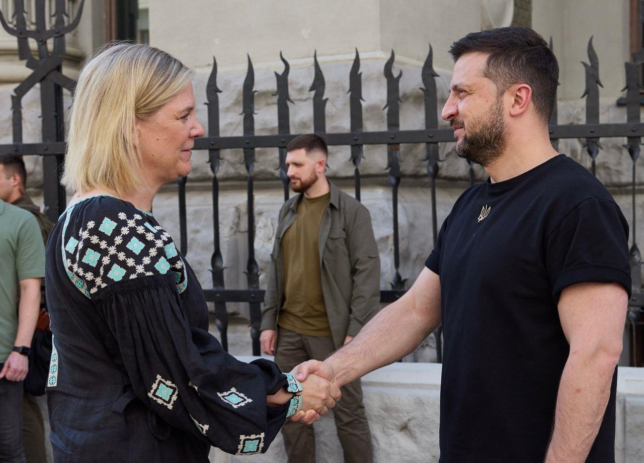 До Києва з офіційним візитом вперше прибула прем’єр-міністерка Швеції