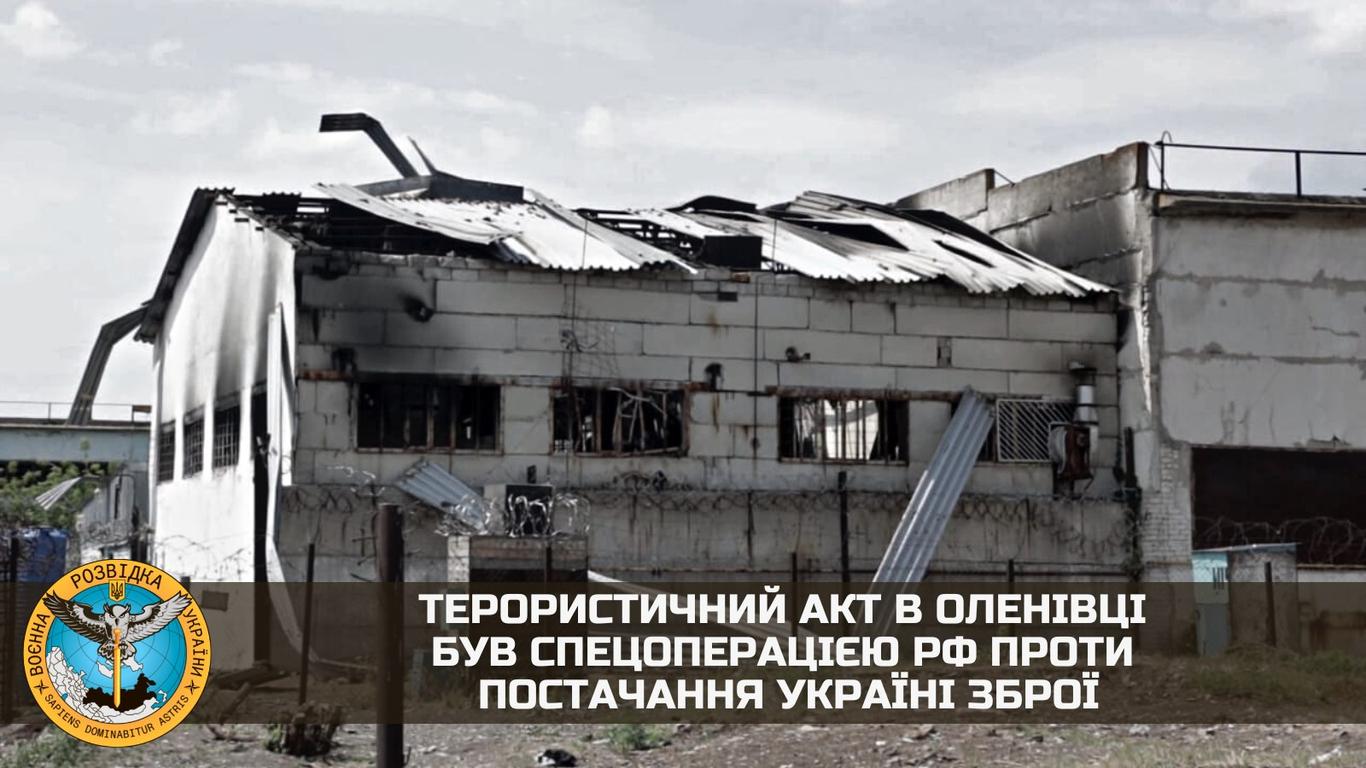 Теракт в Оленівці був спецоперацією Росії проти постачання Україні зброї – розвідка