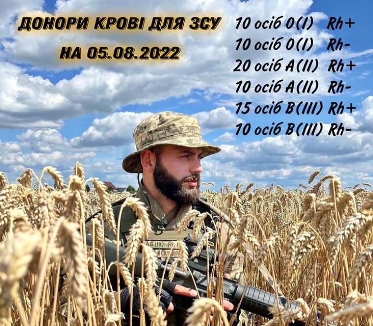 Киян закликають здавати кров для поранених військових