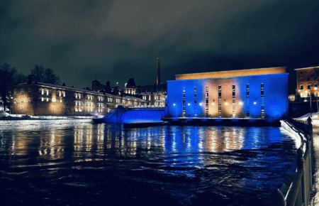 Как в Финляндии отмечают День Независимости Украины (фото)