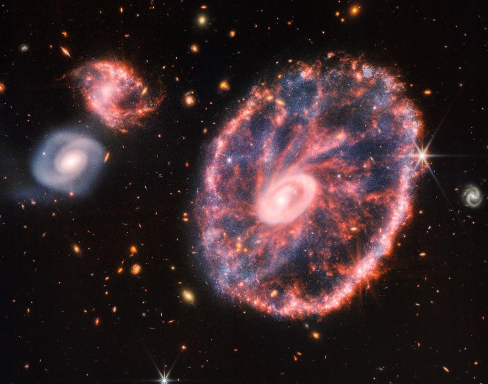 Телескоп «Джеймс Вебб» зняв сяюче Колесо Воза