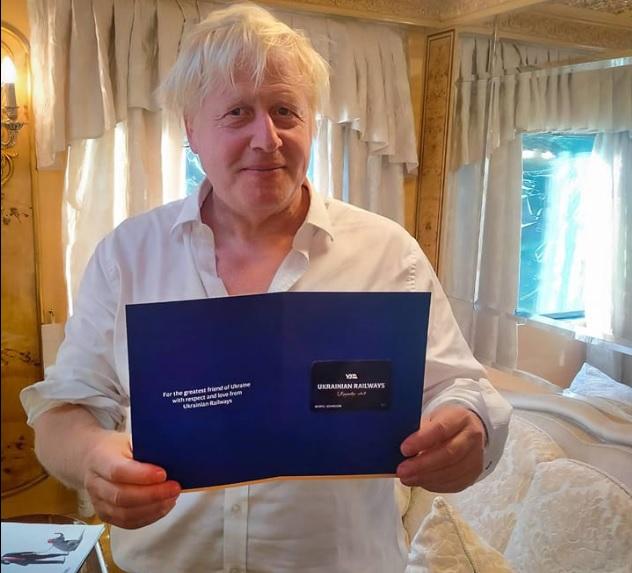 Джонсон став першим учасником програми лояльності від «Укрзалізниці»