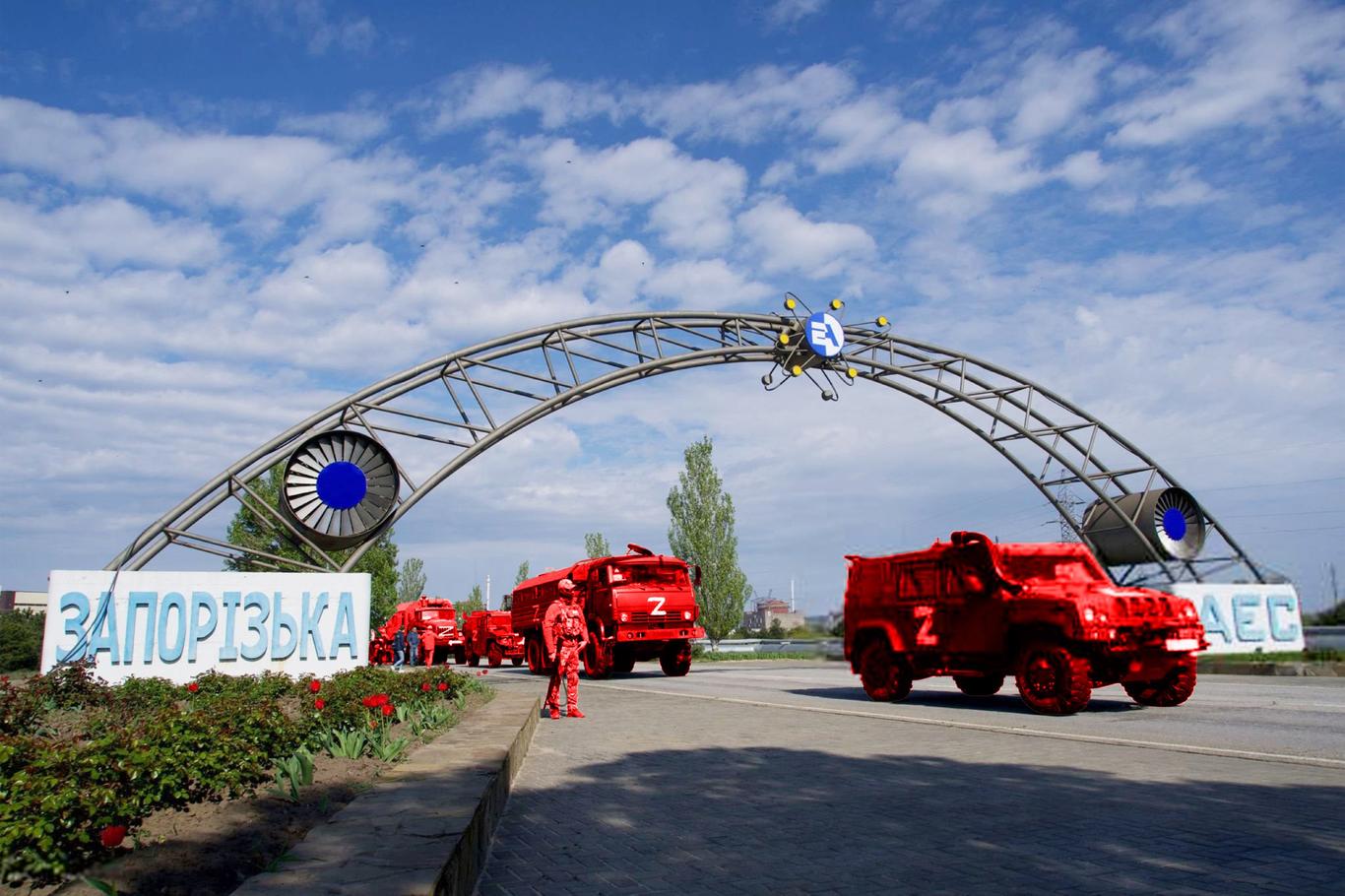 Окупанти пошкодили розподільчий пристрій на ЗАЕС