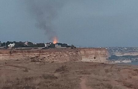 На Фиоленте в Крыму пожар: вероятно, горит радиолокационная станция россиян