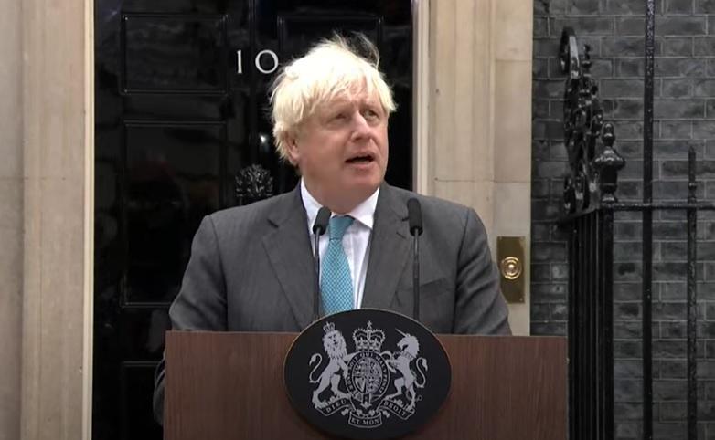 Джонсон виступив із прощальною промовою