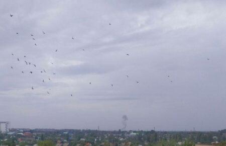 В Мелітополі вибух на авіабазі окупантів (відео)