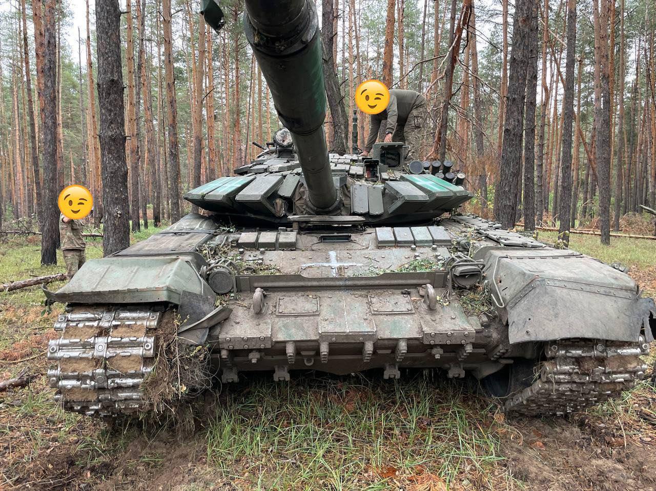 Під Лиманом Нацгвардійці захопили російський танк