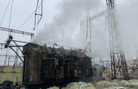 «Укренерго» показало трансформатор, в який влучила російська ракета