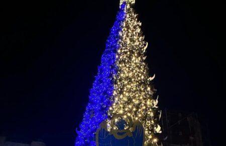 У центрі Києва засвітили головну ялинку, встановлення якої було під питанням