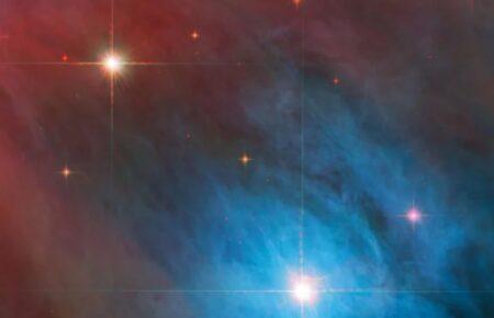 Космічний телескоп Hubble сфотографував дует яскравих молодих зірок у туманності Оріона