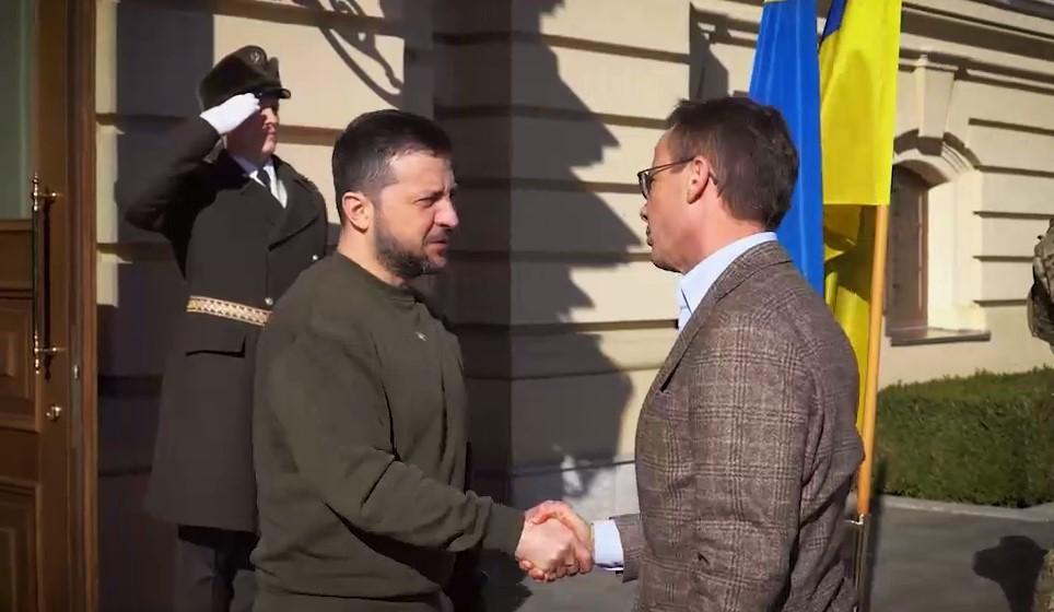 Зеленский встретился с премьер-министром Швеции в Киеве