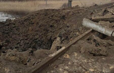 Росіяни вдарили по залізничній колії в Слов'янську (ФОТО)