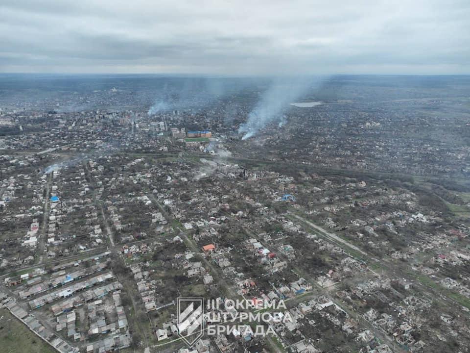 У ЗСУ показали, як виглядає Бахмут після місяців інтенсивних російських атак