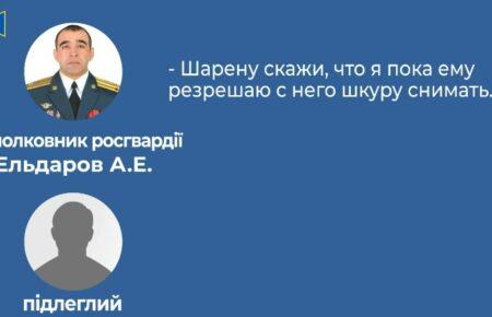 Комбат Росгвардії наказував підлеглим катувати і труїти українців у «газових камерах» (ВІДЕО)