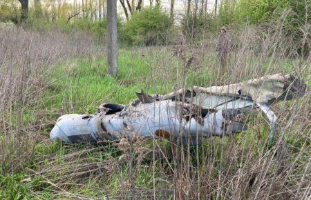 У поліції показали уламки російської ракети, яку збили на Київщині