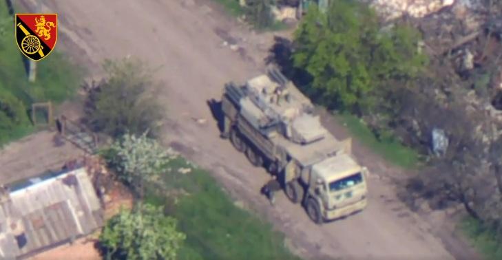 Українські артилеристи під Бахмутом знищили хвалений ЗРК «Панцир С1» (ВІДЕО)