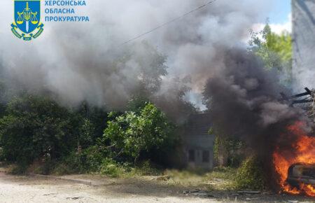 Российские войска обстреливают Херсон, известно о по меньшей мере 6 пострадавших