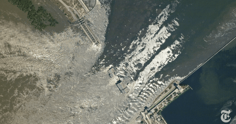 Підрив Каховської ГЕС: у трьох областях залишаються підтопленими 54 населені пункти