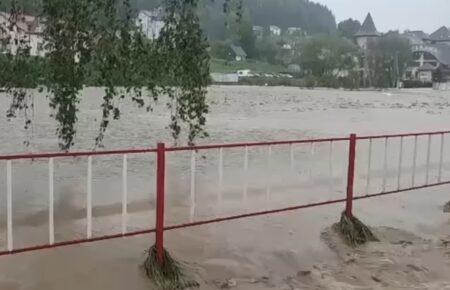 У Львівській області піднявся рівень води в річці Східничанка, підтоплені 40 будинків