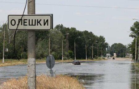 Після підриву Каховської ГЕС з Олешок росіяни не евакуювали нікого, зокрема й тих, хто мали паспорти РФ — Нікітенко